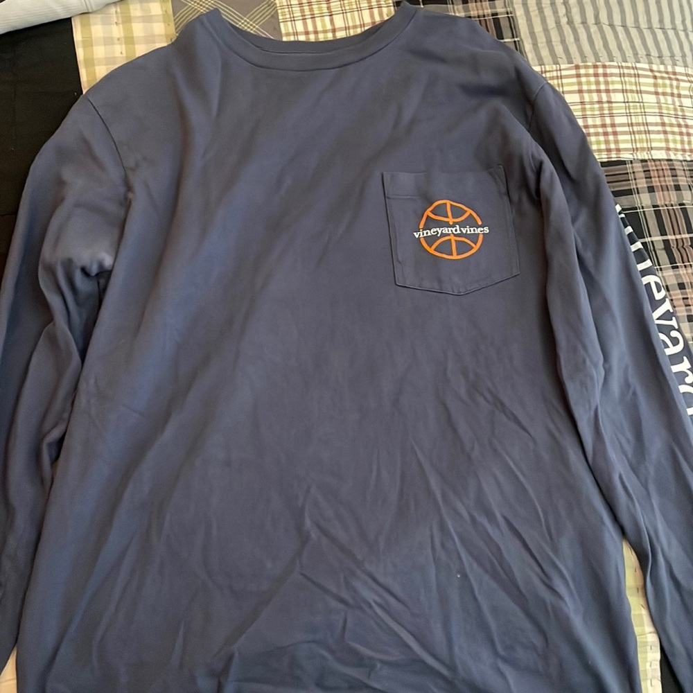 Vineyard vines March Madness basketball long sleeve